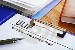 Unit Linked Insurance Plan Ã¢â¬â ULIP on the table